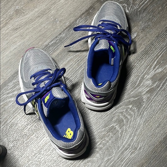 New Balance 450v3 Gray and Purple Running Shoes - Picture 6 of 13